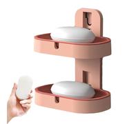 Soporte para jabonera, soporte para barra de champú, soporte para esponja de cocina, jabonera de doble capa para ducha, baño, bañera, cocina