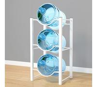 Soporte para jarra de agua de 5 galones, estante desmontable para botellas de agua de 5 niveles, estante de almacenamiento resistente para cocina, hogar, oficina y garaje, enfriador de agua que ahorra