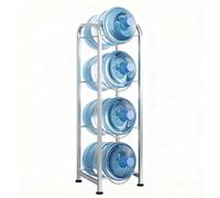 Soporte para jarra de agua de alta calidad 5 N, estante para botellas de acero Du Apilable, soporte dispensador para oficina, hogar, restaurante, gimnasio, agua Sto Solut