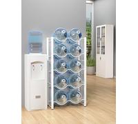 Soporte para jarra de agua para botellas de 5 galones, estante organizador para oficina en casa y garajes