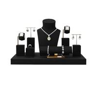 soporte para joyas Estante de presentación joyería, estante ligero lujo for retratos, pendientes, reloj, pulsera, collar, mostrador, estantes exhibición for almacenamiento joyas