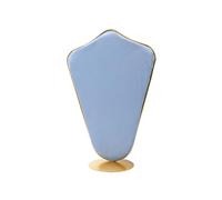 soporte para joyas Estante for collares de terciopelo doble cara, color azul claro, creativo, alta gama, for centro comercial, presentación joyería, accesorios exhibición for ventana(Grande)