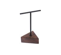 soporte para joyas Pendientes simples de Metal negro con forma T, adornos almacenamiento joyería, soporte for presentación creativo(Bruin,Pequeño)