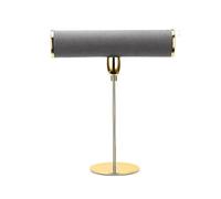 soporte para joyas Soporte de barra en T for joyería con pantalla metálica microfibra base extraíble