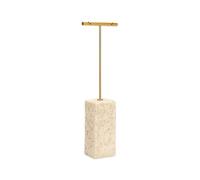 soporte para joyas Soporte de exhibición for pendientes, barra en T metal y base yeso for uso tienda casa