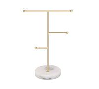 Soporte para joyas, soporte de metal en forma de T para joyas, soporte para cadenas, soporte para relojes, soporte para pendientes, collares, pendientes, anillos, pulseras de relojes