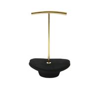 soporte para joyas Soporte for pendientes de metal microfibra, soporte for exhibición joyas con barra en T