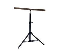 Soporte Para Juegos De Pájaros: Base De Trípode Plegable De 40-75 Cm, Percha De Hábitat Estable, Plataforma De Entrenamiento Duradera, Estación De Actividades Multiusos Para Pájaros | Accesorio Prácti