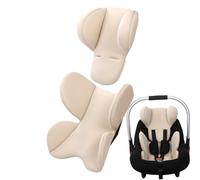 Soporte para la cabeza del asiento de coche para recién nacidos, inserto para asiento de coche para bebés | Cojines para cochecito | Reposacabezas con soporte para el cuerpo, soporte para la cabeza y