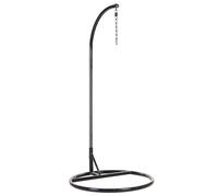 Soporte para la silla colgante de acero con recubrimiento en polvo negro con cadena STAN