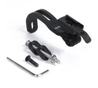 Soporte para lámpara de horquilla delantera de bicicleta de plástico de acero para linterna XL400 y ordenador de bicicleta, estable montado en la rueda delantera, horquilla M5, tornillos incluidos