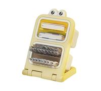 Soporte para lápiz de escritorio oblicuo - Dimensiones 14x14x24cm, organizador de stock inclinado, marcado brillante | Gestión del espacio de trabajo Dormitorio Mesita de noche Sala Muebles