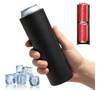 Soporte para Latas con Doble Recarga - Sistema Ultracool, Manga Táctica de Aislamiento para Asalto, Funda Aislante para Cerveza y Soda de 12 oz, Ideal para Camping, Viajes y Fiestas