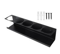 Soporte para latas de aerosol, organizador de botellas de pintura resistente, soporte de botella de spray de acero con 5 agujeros, estante de almacenamiento de lubricante, organizador de pintura