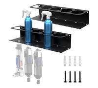 Soporte para latas de aerosol, soporte para latas de spray, soporte para herramientas de aire comprimido, accesorios para garaje o taller, espacio para 5 latas de aerosol