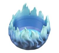 Soporte Para Latas De Cerveza - Decorativa Impresa En 3D - Diseño de Llama Azul Degradado y Aislado para Lata,Compatible Con Botellas Estrechas De 350ml Y Bebidas Estándar Para Superficies