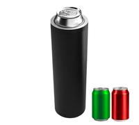 Soporte para latas para bebidas, estante de almacenamiento, enfriador de latas doble, para refrescos, bebidas, agua, café, refrigerador, fiesta en la playa, hombres, papá