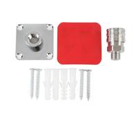 Soporte para lavadora a presión de espuma, aleación de aluminio, ahorro de espacio, fácil almacenamiento, montaje en pared de conexión rápida de 1/4 pulgadas, estante organizador