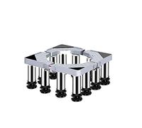 Soporte para lavadora Base para lavadora Resistente 4/8/12 Patas Ajustable Secadora Refrigerador Soporte Largo/Ancho 40-65cm Base Universal para Enfriador de Vino de Rejilla Alta A Prueba de 400kg (12