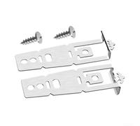 Soporte para lavavajillas para encimeras de superficie - Juego de clips de montaje ajustables para electrodomésticos integrados en remodelaciones de cocina de 26.5 pulgadas de largo (2)