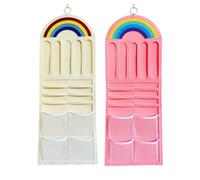 Soporte para lazos para el cabello - Expositor organizador de pared, vitrina colorida para guardar colgantes para clips, , tocados, , colecciones | Decoración de came
