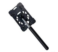 Soporte para lector de tarjetas de estacionamiento con diseño telescópico que permite un fácil acceso y ajuste de tarjetas, ideal para cabinas de peaje y sistemas de control de acceso de