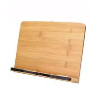 Soporte para lectura Adjustable Reading Rest Tablet Cook Home Study Room Book Holder Foldable Cookbook Stand Pages Fixed Kitchen Bookends Shelf Wood(34x24cm)