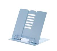 Soporte para lectura Desk Metal Adjustable Book Stand Reading Holder with 6 Positions for Textbooks Music Books Cookbook(Sky Blue)