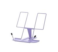 Soporte para lectura Folding Adjustable Multifunctional School Office Read Rack Bookshelf Book Stand Holder(Color 7)
