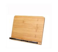 Soporte para lectura Portable Adjustable Book Holder Tray and Page Paper Clips-Cookbook Reading Desk Sturdy Stand for Books Lightweight Bookstand(Color 1 34x24cm)