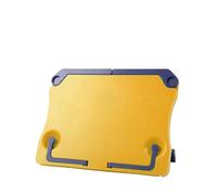 Soporte para lectura Portable Reading Stand Books Recipe Shelf Folding Holder Cookbook Organizer Bookend for Music Score Tablet(Yellow)