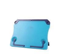 Soporte para lectura Portable Reading Stand Books Recipe Shelf Folding Holder Cookbook Organizer Bookend for Music Score Tablet(Blue)
