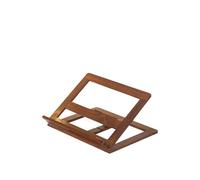 Soporte para lectura Wood Book Stand Foldable Trendy Paper Clip Angle Reading Shelf Adjustable Holder for Table Textbook Notes Recipe Laptop