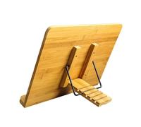 Soporte para lectura Wooden Adjustable Reading Stand Folding Book Holder Ergonomic Design for Use Practical