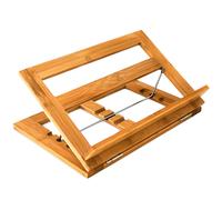 Soporte para libros de cocina De bambú Ángulo ajustable Ajustable a 3 niveles