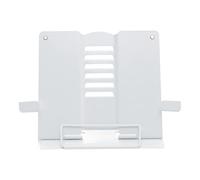 Soporte para Libros de Cocina,Soporte Plegable para Portátil y Ordenador de Sobremesa - Atril Porta Libros - para Oficina, Universidad, Biblioteca, Salón, Dormitorio, Estudio, Cafetería, Librería