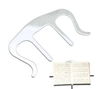 Soporte para libros de música | Marcapáginas de música - Clips de libro para sostener abierto, soporte para lectura de pianos, aula, escuela, soporte de sábanas