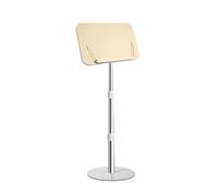Soporte para libros de suelo, panel, altura ajustable, capacidad de carga de 25 kg para libros de texto, recetas de partituras, libros de texto, soporte para libros de suelo