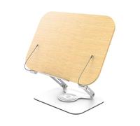 Soporte para libros giratorio 360 con altura y esquina modificables que proporciona cuarenta y nueve largas reuniones de lectura Soporte de escritorio portátil de construcción resistente