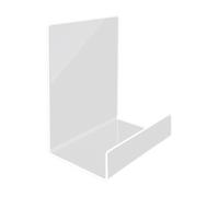 Soporte para Libros para exhibición de Escritorio de Oficina, Almacenamiento de Libros de Cocina y organización de estantes, sujetalibros de acrílico Transparente para Escritorio, Soporte para Libros