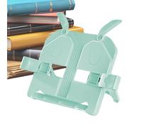 Soporte para libros para leer, soporte portátil para libros, organizador de exhibición de abrazadera ajustable que ahorra espacio, protección ocular portátil para viajes, sala de estar, hogar