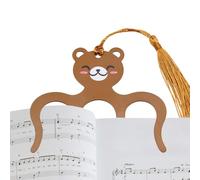 Soporte para libros para piano, clip para libros musicales | Clip portpáginas de metal, clip para marcadores de página para un agarre seguro, simpático clip para documentos para la organización del