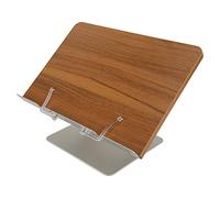 Soporte para libros, soporte de lectura, material de aleación de aluminio, altura y ángulo ajustables, alivia los brazos rígidos, teléfonos móviles, tabletas, recetas, tareas domésticas,