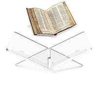 Soporte para libros,Soporte para libros para exhibición de libros abiertos, resistente y duradero - Soportes de exhibición diseñados con remache inferior para periódicos, soporte para libros Cypreason