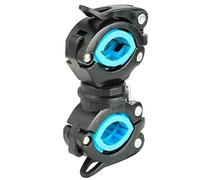 Soporte para linterna de bicicleta, soporte de luz para manillar, soporte de montaje para bicicleta, soporte para linterna, clip de antorcha de rotación de 360º, soporte de montaje para bicicleta