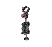 Soporte para Linterna de Buceo para Fotografía Subacuática, Diámetro de 30-32 mm, Clip Ajustable para Linterna, Adaptador de Cabeza Esférica de 1