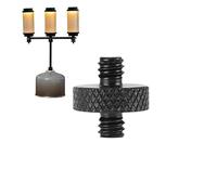 Soporte para linterna de camping extraíble, soporte para linterna, soporte de lámpara de mesa, de aleación de aluminio, portátil, para jardín, pesca, mochilero, picnic, actividades al aire libre