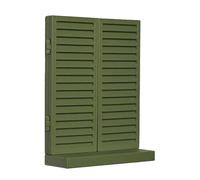 Soporte para llavero para pared, estante organizador de fotos con ventana mediterránea, soporte para llaves de puerta delantera, para pasillo, sala de estar, cocina, lugar de trabajo, dormitorio