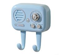 Soporte para llaves, 1 paquete de recordatorio de voz inteligente para el hogar, sensor de grabación inteligente, evita olvidar llaves, para entrada de garaje de oficina en casa (azul)