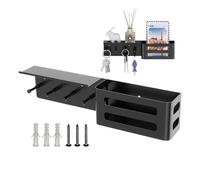 Soporte para llaves de pared de metal decorativo | Llavero de pared con estante para entrada de correo, decoración del hogar, sala de estar, apartamento, dormitorio